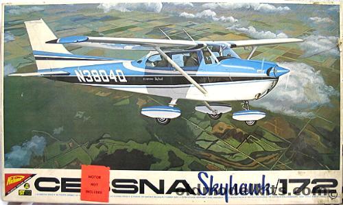 Nichimo 1/20 Cessna Skyhawk 172 Motorized, S2002 plastic model kit